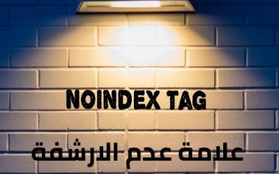 علامة عدم الأرشفة Noindex Tag