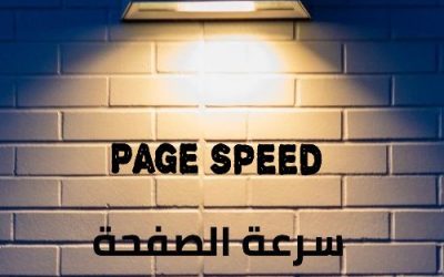 سرعة الصفحة Page Speed